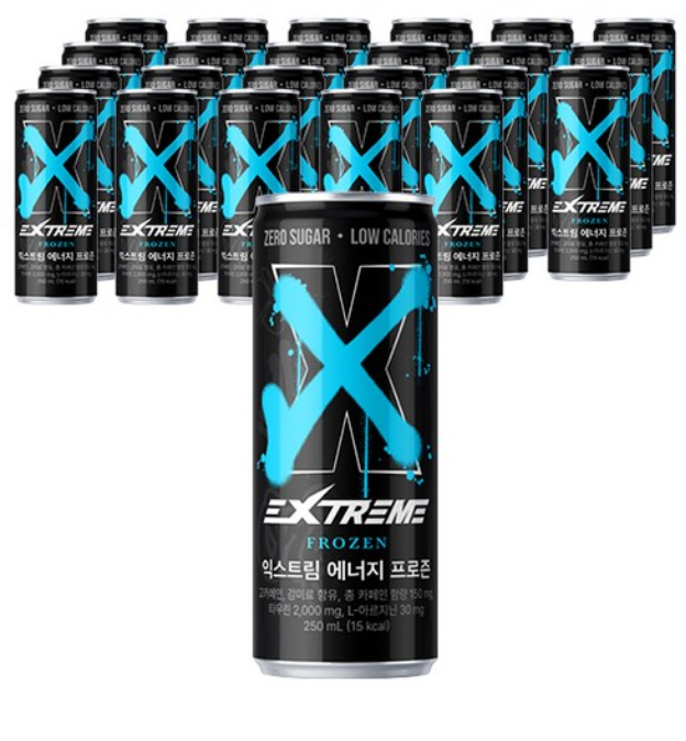 익스트림 에너지 프로즌 에너지드링크, 250ml, 24개