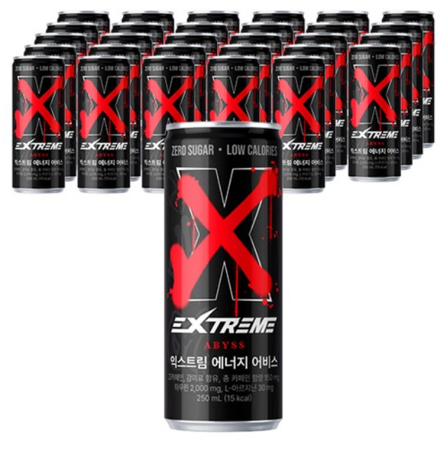 익스트림 에너지 어비스 에너지드링크, 250ml, 48개